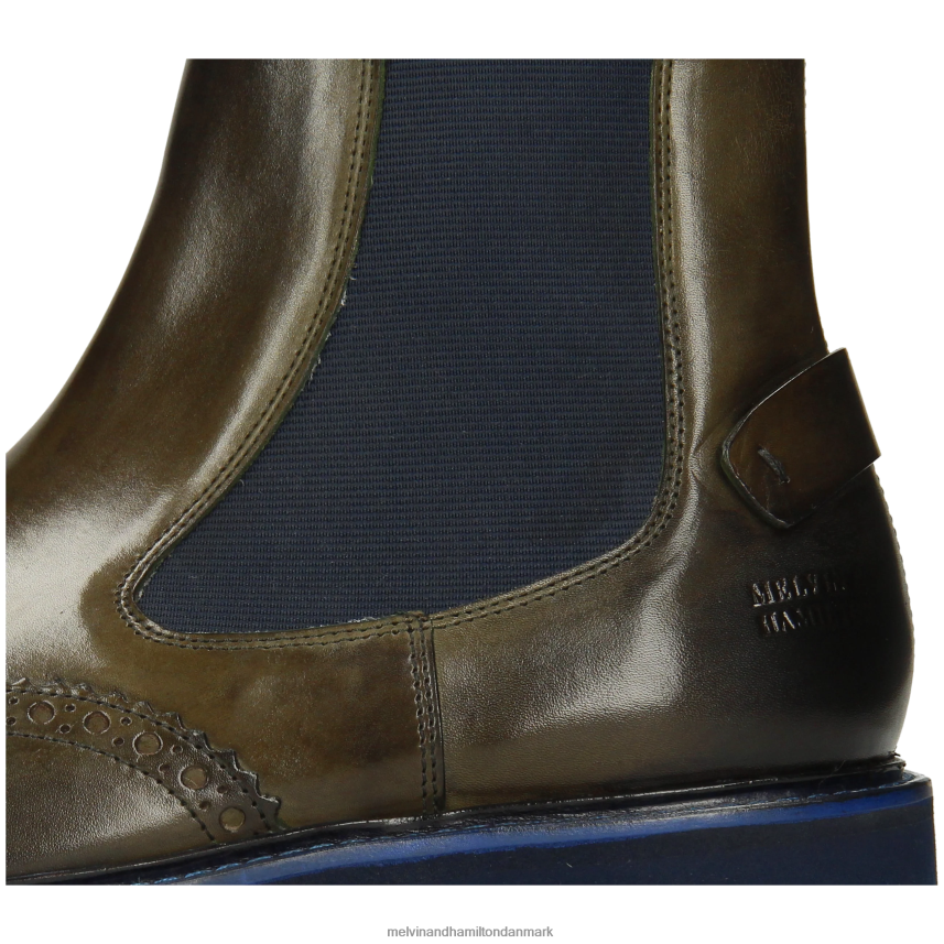 Mænd Melvin & Hamilton Mattæus 49 kaki ankelstøvler A28X6682