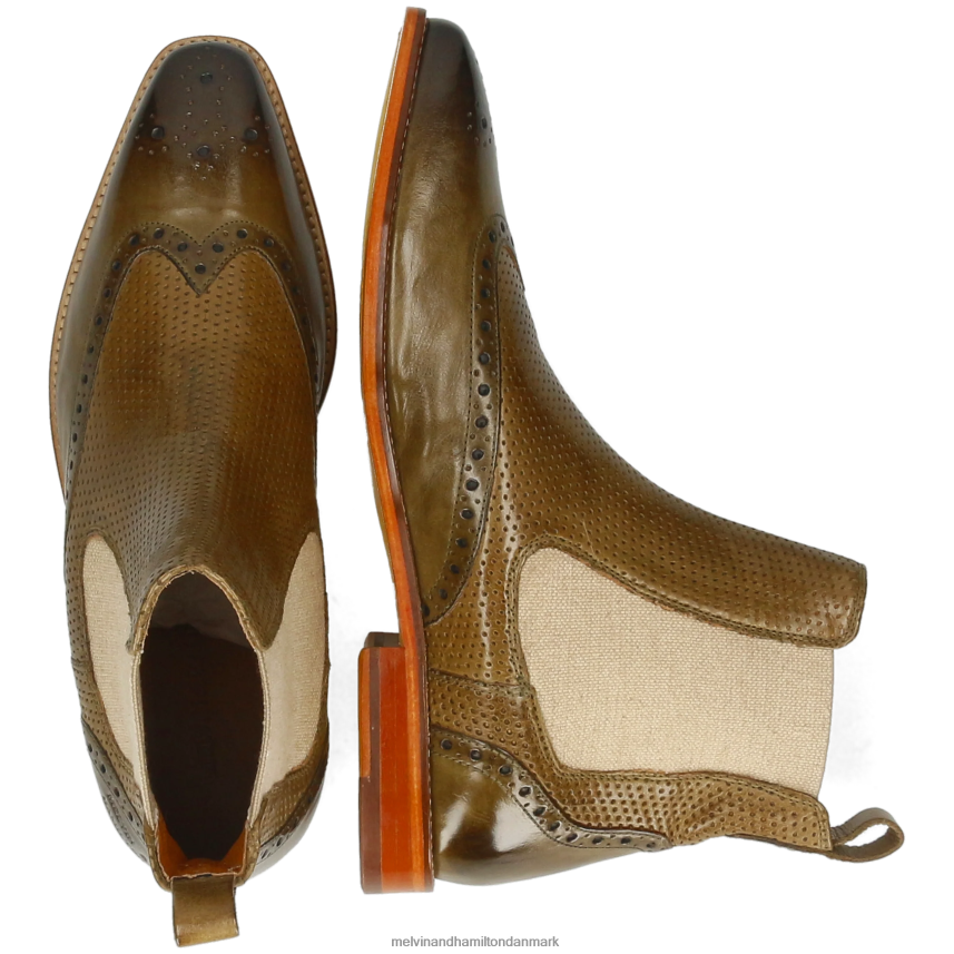 Mænd Melvin & Hamilton alex 9 kaki ankelstøvler A28X6648