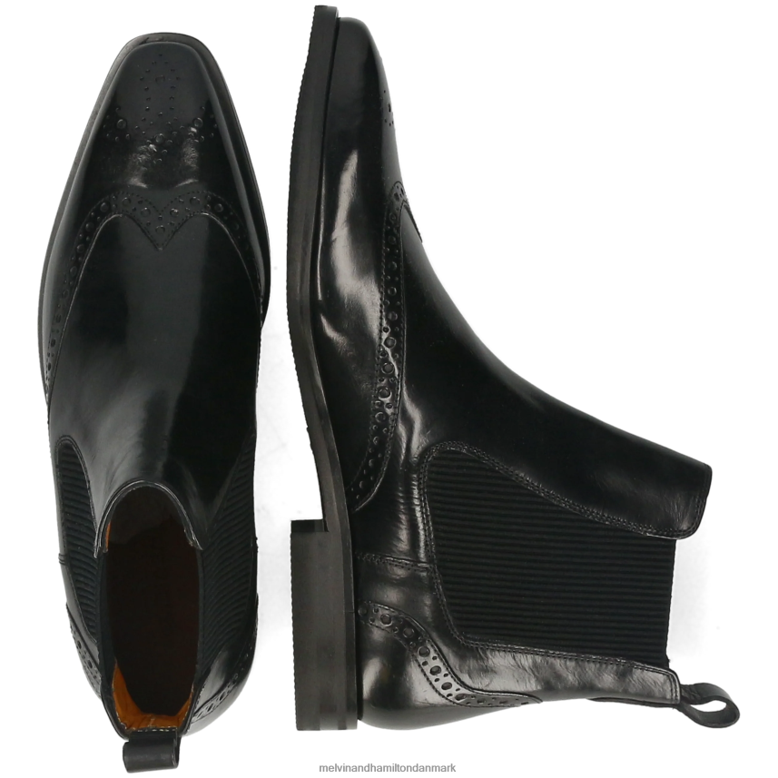 Mænd Melvin & Hamilton alex 9 sort ankelstøvler A28X6674