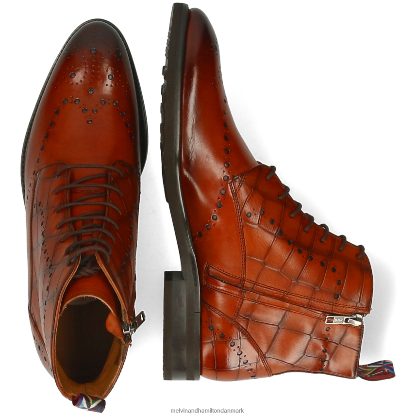 Mænd Melvin & Hamilton bobby 9 orange ankelstøvler A28X6689