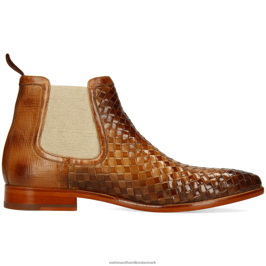 Mænd Melvin & Hamilton brad 6 lysebrun ankelstøvler A28X6614