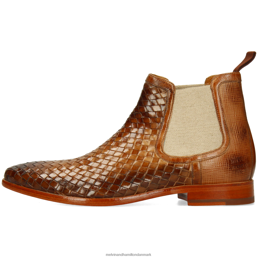Mænd Melvin & Hamilton brad 6 lysebrun ankelstøvler A28X6614