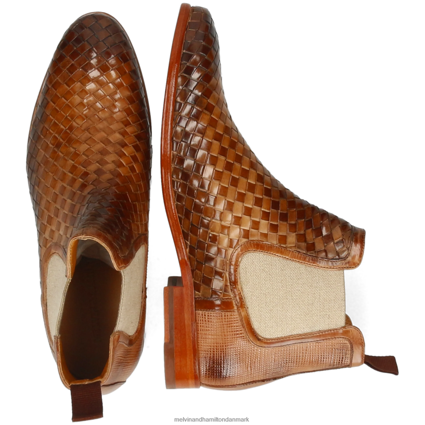 Mænd Melvin & Hamilton brad 6 lysebrun ankelstøvler A28X6614