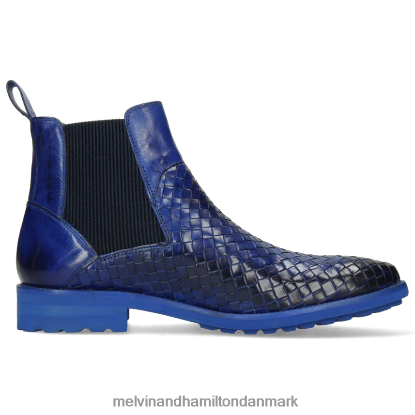 Mænd Melvin & Hamilton brad 9 blå ankelstøvler A28X66128