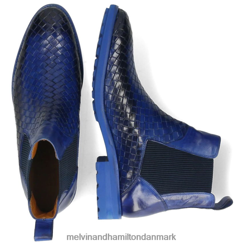 Mænd Melvin & Hamilton brad 9 blå ankelstøvler A28X66128