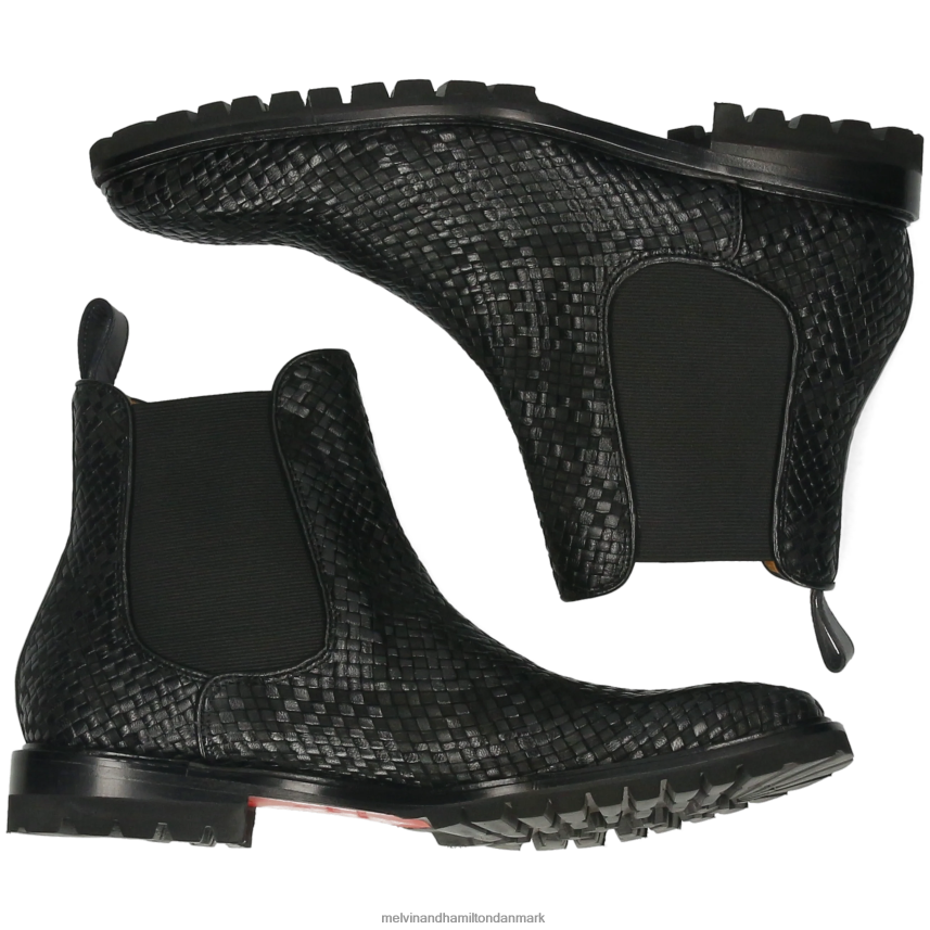 Mænd Melvin & Hamilton carlo 5 sort ankelstøvler A28X66122