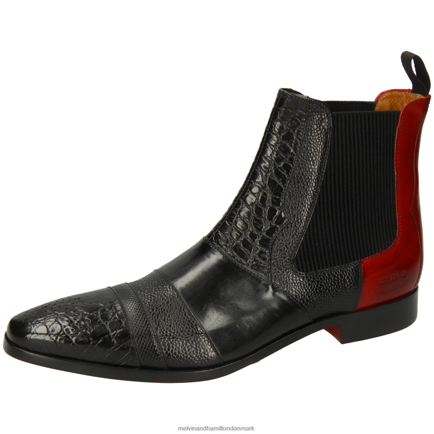 Mænd Melvin & Hamilton elvis 12 sort ankelstøvler A28X6611