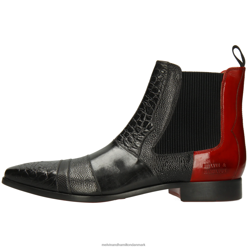 Mænd Melvin & Hamilton elvis 12 sort ankelstøvler A28X6611