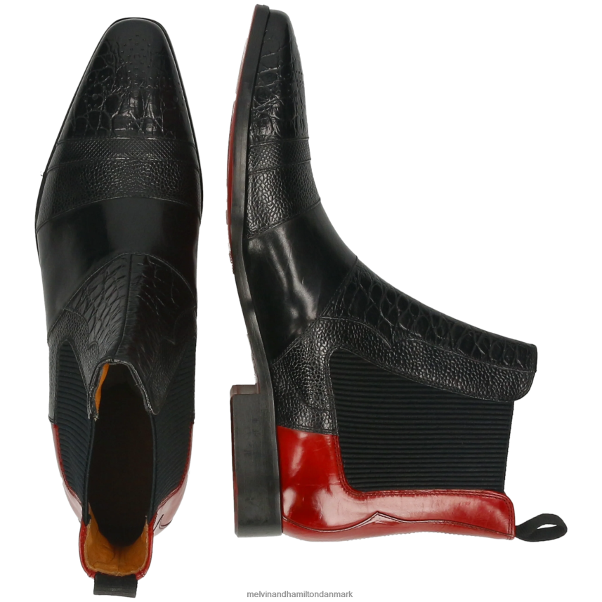Mænd Melvin & Hamilton elvis 12 sort ankelstøvler A28X6611