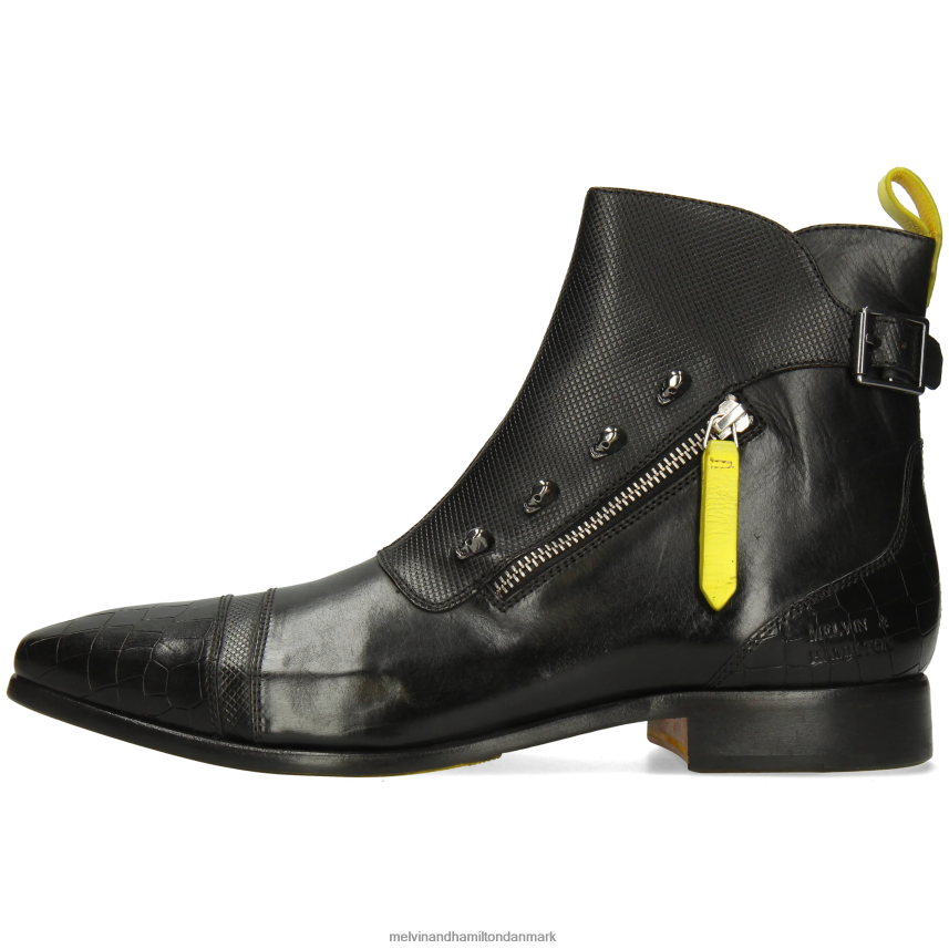 Mænd Melvin & Hamilton elvis 25 sort ankelstøvler A28X661