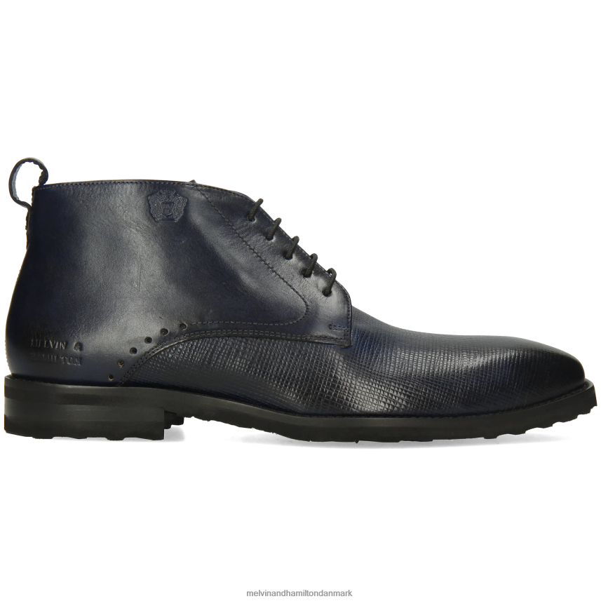 Mænd Melvin & Hamilton flyn 3 blå ankelstøvler A28X6629
