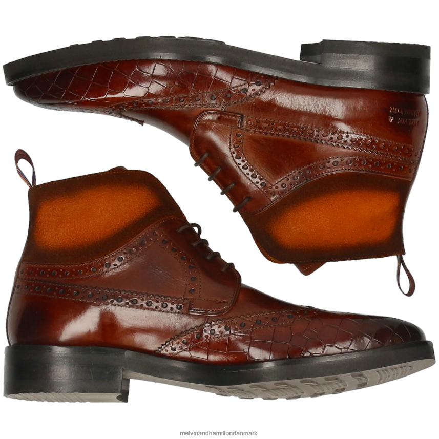 Mænd Melvin & Hamilton jeff 34 Brun ankelstøvler A28X6685