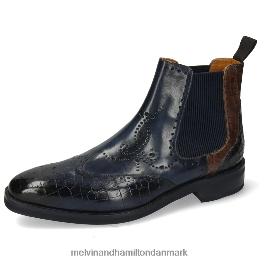 Mænd Melvin & Hamilton jeff 35 blå ankelstøvler A28X66137