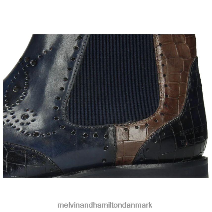 Mænd Melvin & Hamilton jeff 35 blå ankelstøvler A28X66137