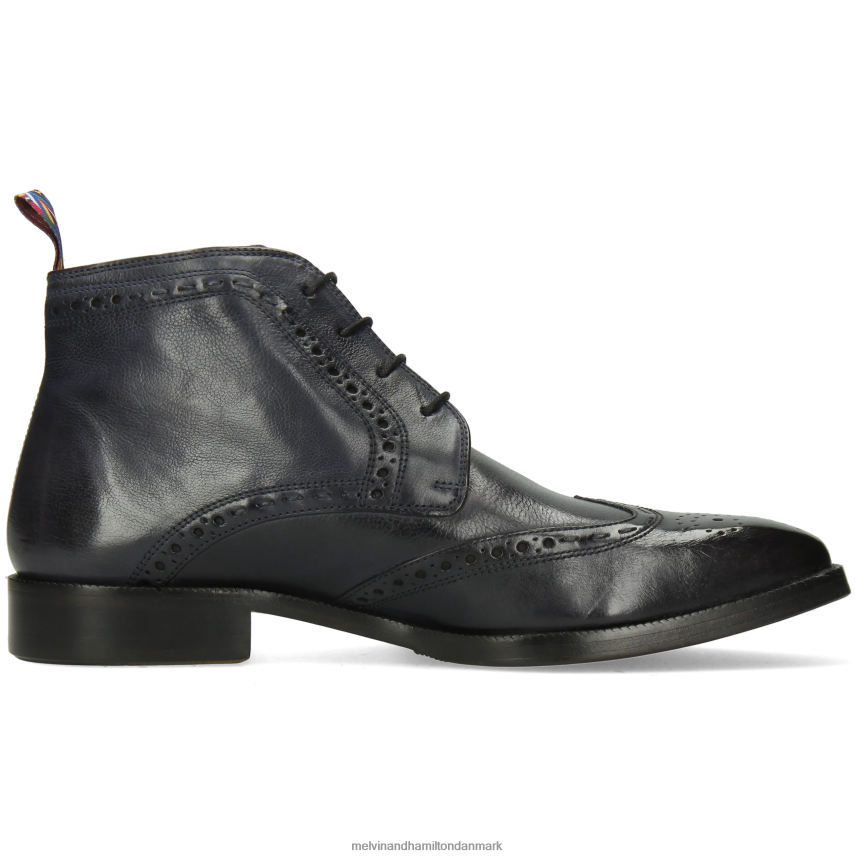 Mænd Melvin & Hamilton jeff 7 blå ankelstøvler A28X66109