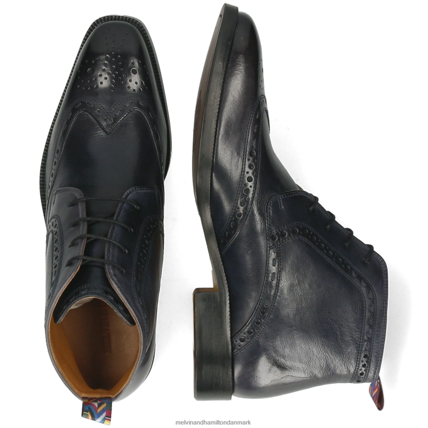 Mænd Melvin & Hamilton jeff 7 blå ankelstøvler A28X66109