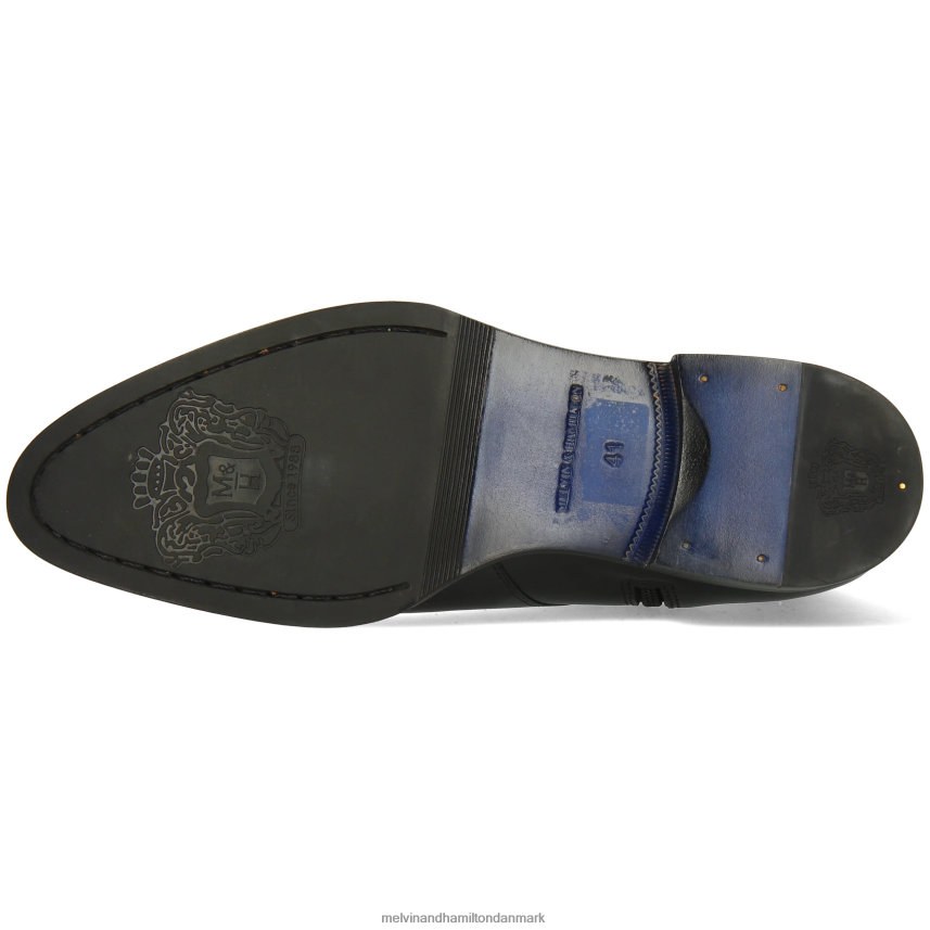 Mænd Melvin & Hamilton kane 1 sort ankelstøvler A28X66125