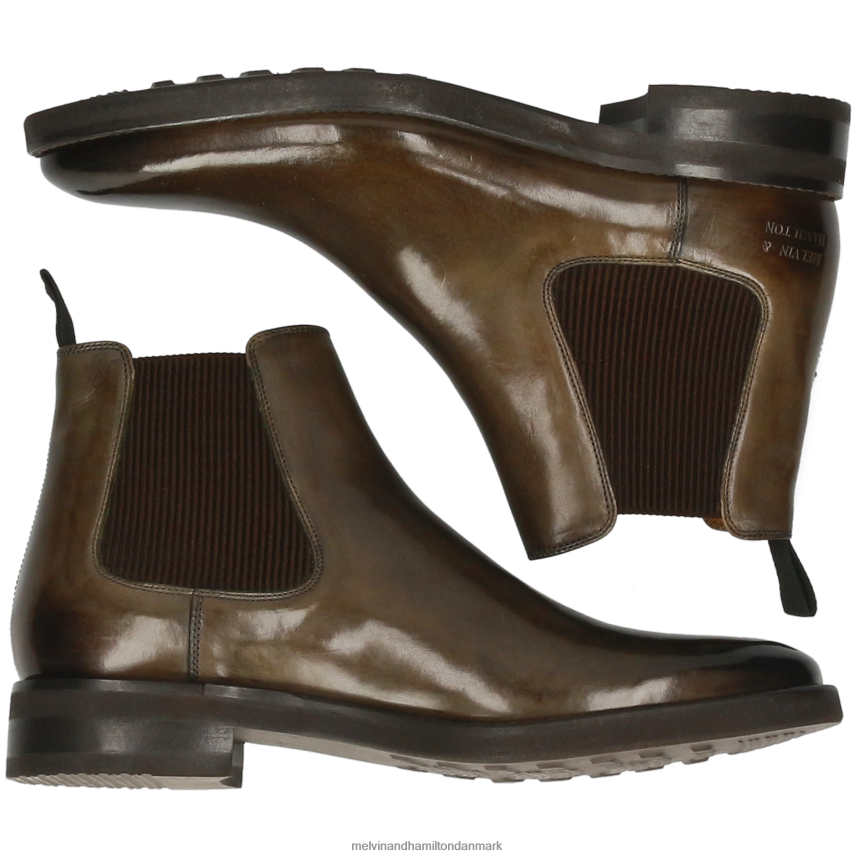 Mænd Melvin & Hamilton klint 7 kaki ankelstøvler A28X6659
