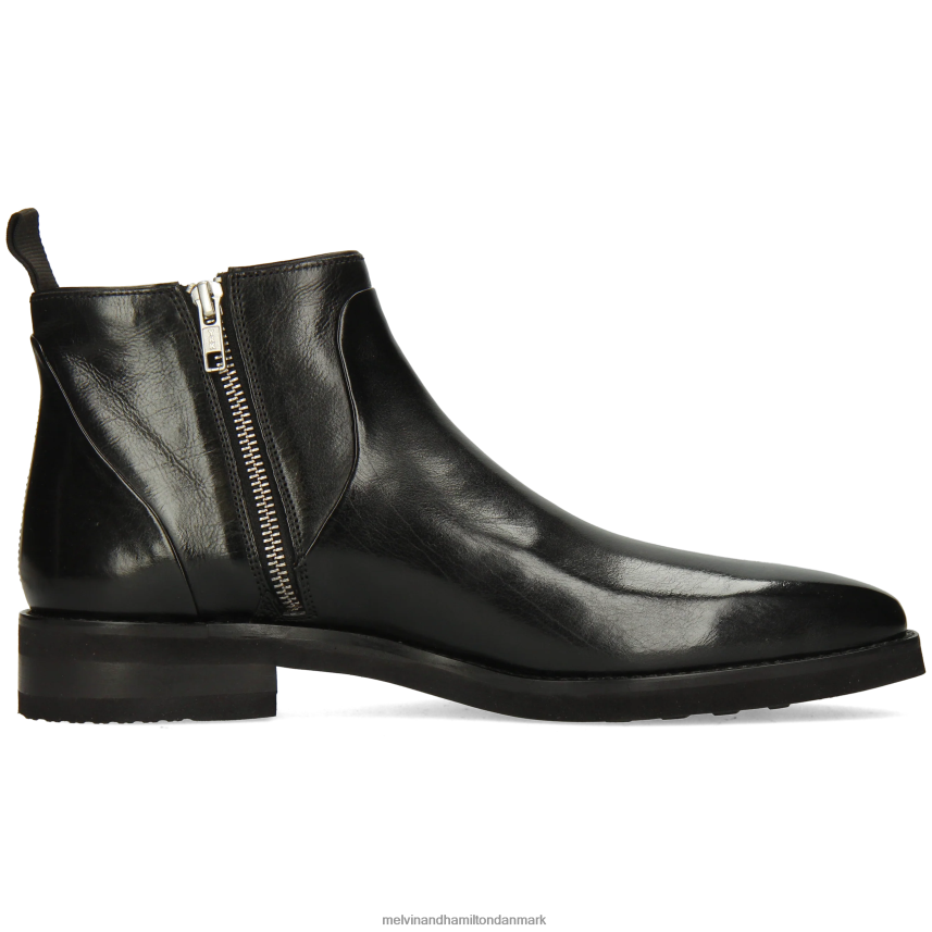 Mænd Melvin & Hamilton lanse 51 sort ankelstøvler A28X6693