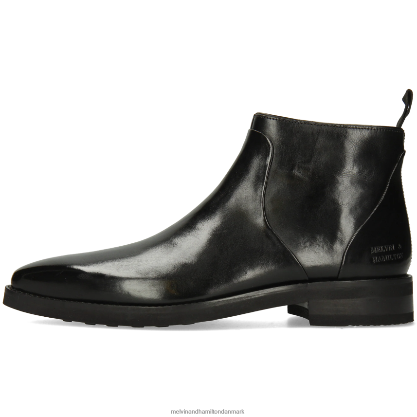 Mænd Melvin & Hamilton lanse 51 sort ankelstøvler A28X6693