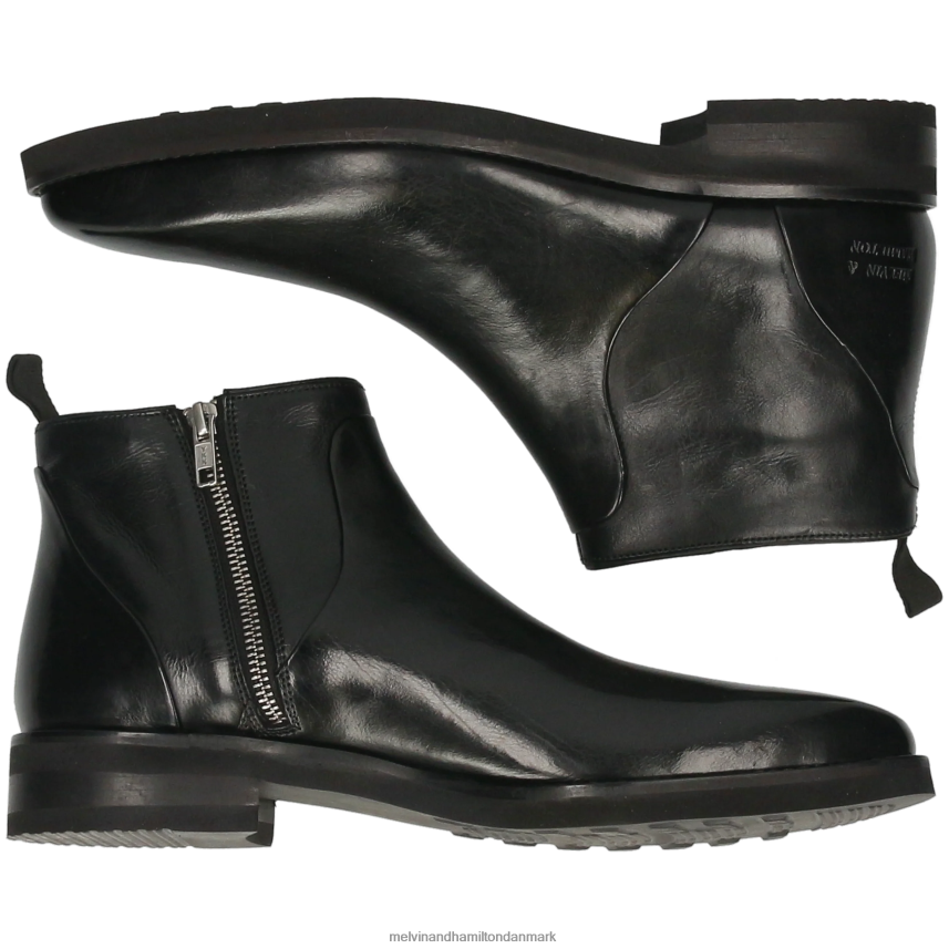 Mænd Melvin & Hamilton lanse 51 sort ankelstøvler A28X6693
