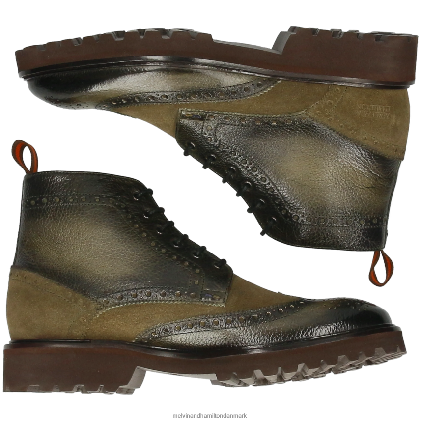 Mænd Melvin & Hamilton matteus 7 kaki ankelstøvler A28X6675