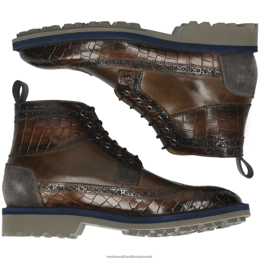 Mænd Melvin & Hamilton matteus 9 grå ankelstøvler A28X6666