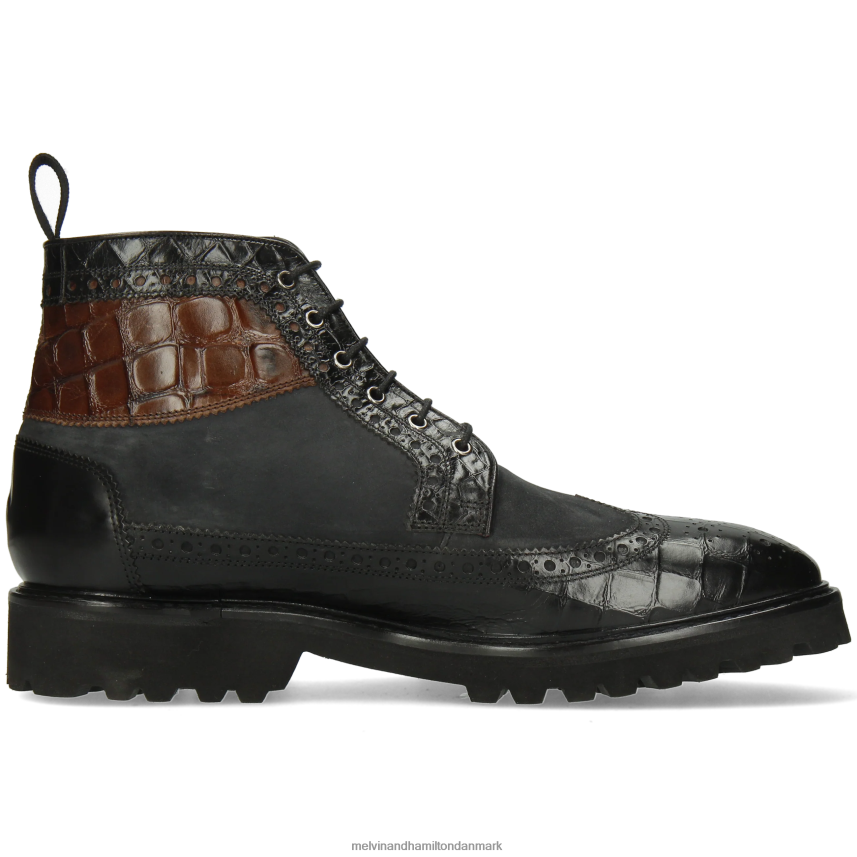 Mænd Melvin & Hamilton matteus 9 sort ankelstøvler A28X6664