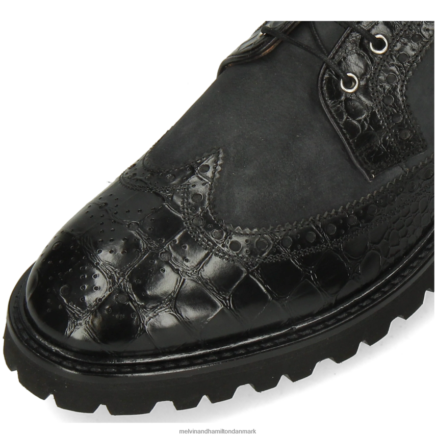 Mænd Melvin & Hamilton matteus 9 sort ankelstøvler A28X6664