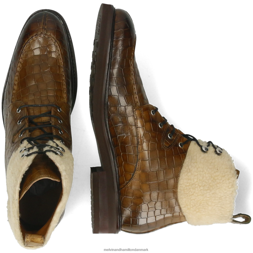 Mænd Melvin & Hamilton parker 3 kaki ankelstøvler A28X6657