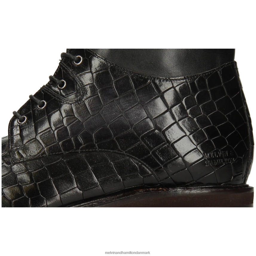 Mænd Melvin & Hamilton parker 3 sort ankelstøvler A28X6658