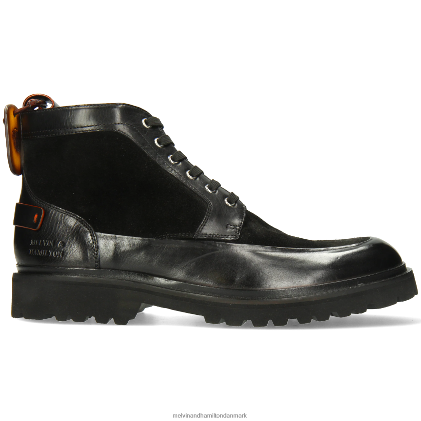 Mænd Melvin & Hamilton pierce 23 sort ankelstøvler A28X6641