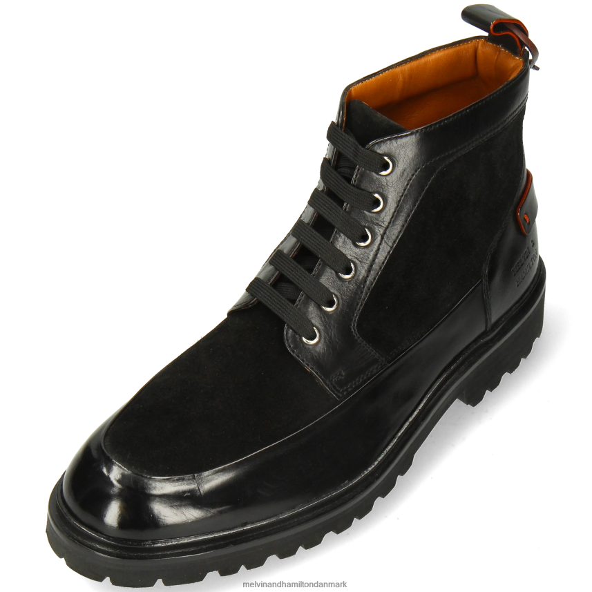 Mænd Melvin & Hamilton pierce 23 sort ankelstøvler A28X6641