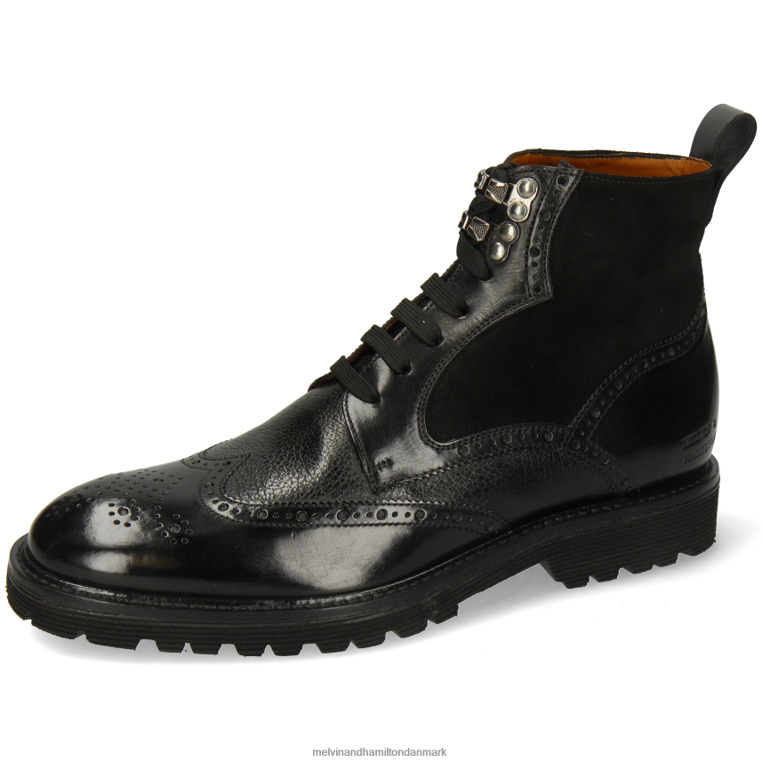 Mænd Melvin & Hamilton trevor 34 sort ankelstøvler A28X6662