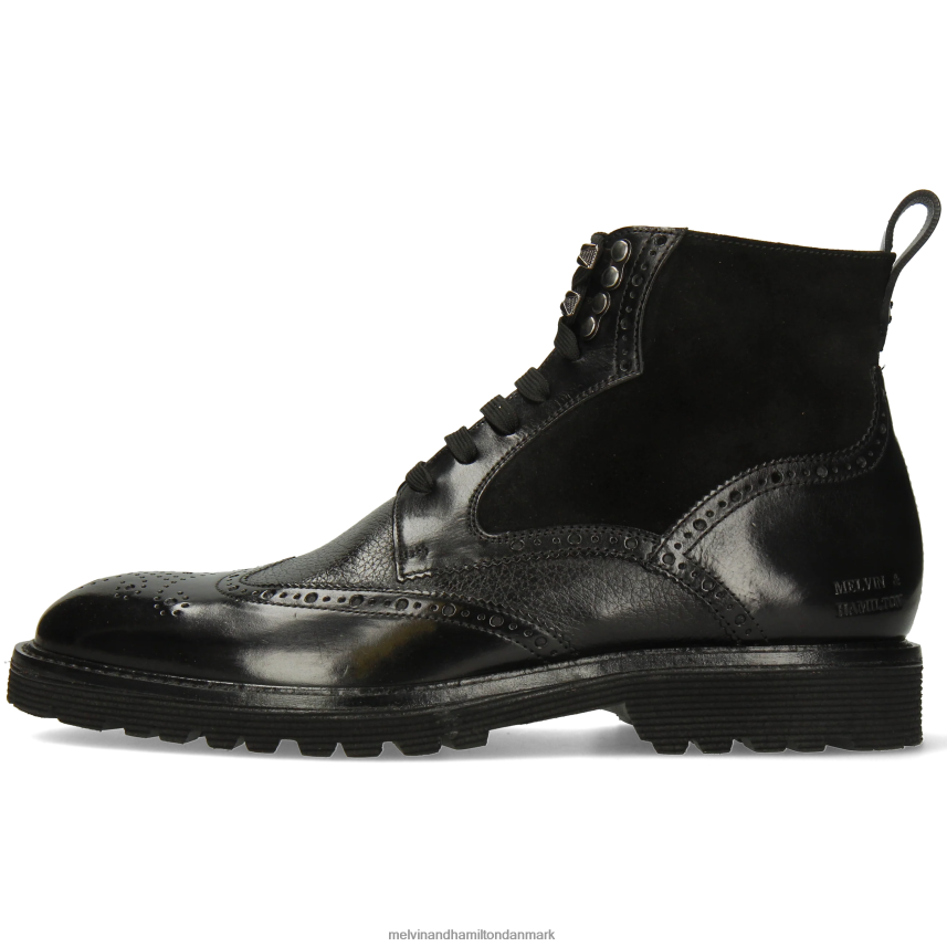 Mænd Melvin & Hamilton trevor 34 sort ankelstøvler A28X6662