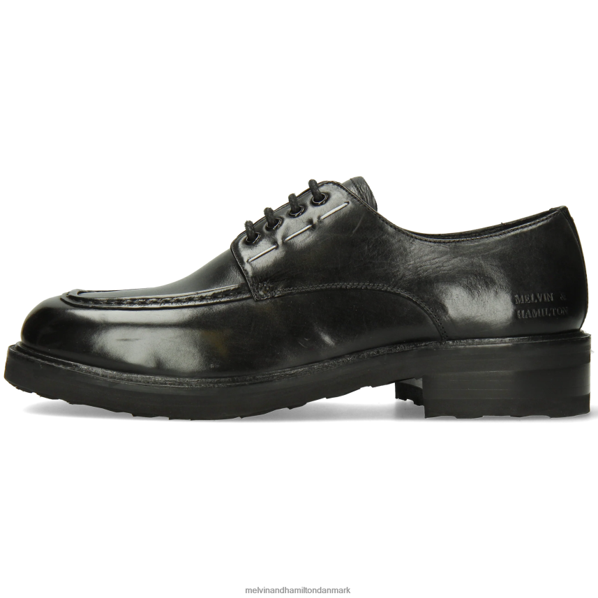 Mænd Melvin & Hamilton Clooney 6 sort derby sko A28X66425