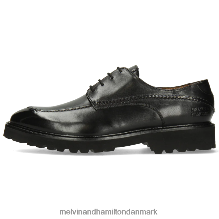 Mænd Melvin & Hamilton Mattæus 36 sort derby sko A28X66544