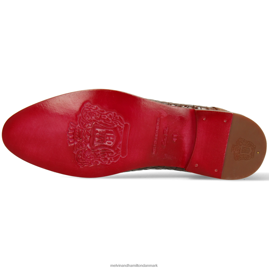 Mænd Melvin & Hamilton brad 7 lysebrun derby sko A28X66511