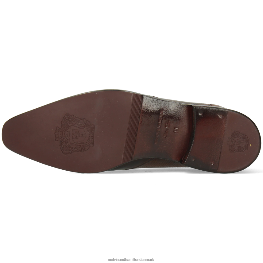 Mænd Melvin & Hamilton lanse 9 Brun derby sko A28X66433