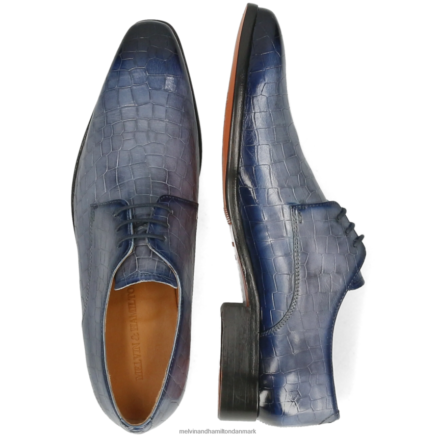 Mænd Melvin & Hamilton lewis 13 blå derby sko A28X66527