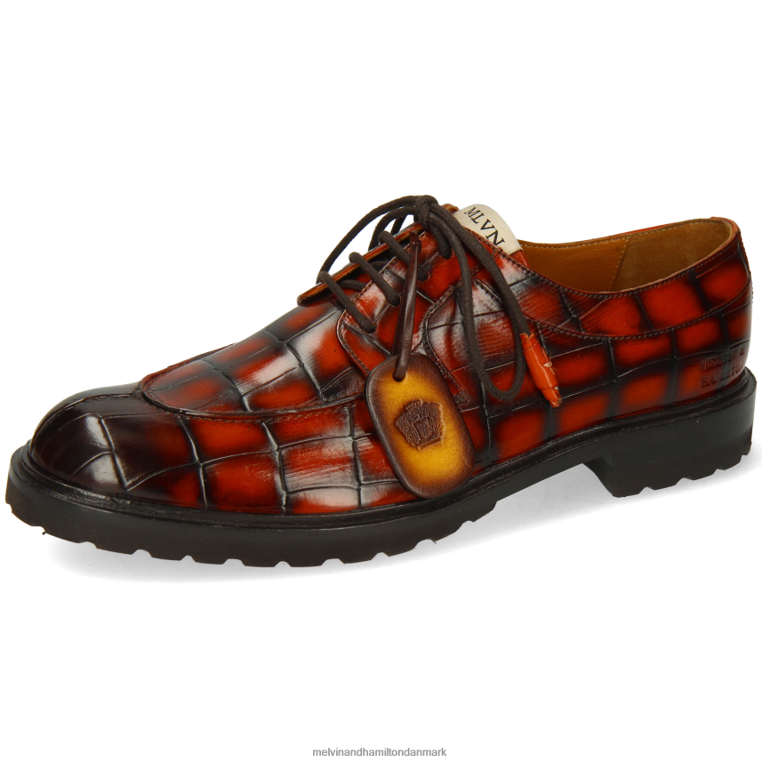 Mænd Melvin & Hamilton pierce 2 orange derby sko A28X66430