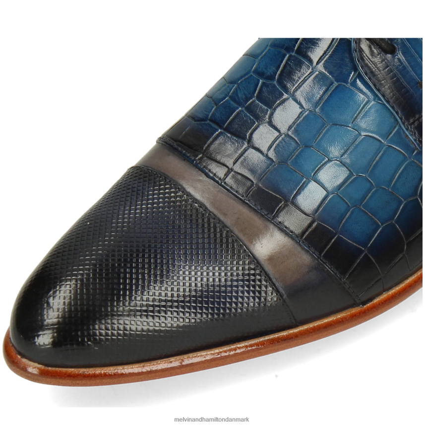 Mænd Melvin & Hamilton toni 39 blå derby sko A28X66543