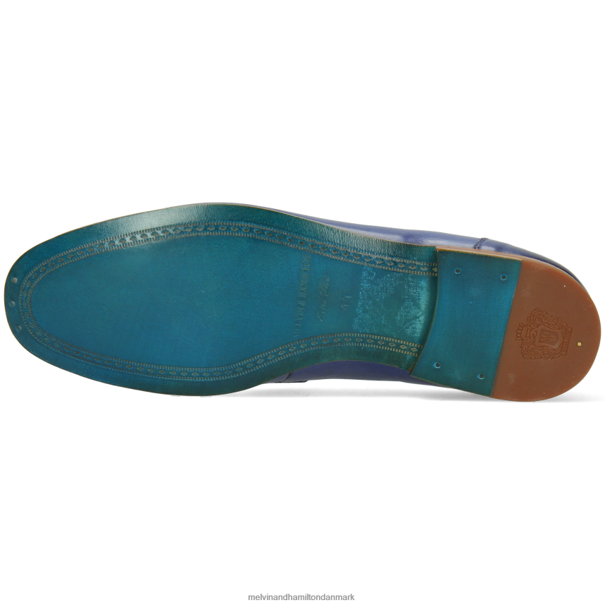 Mænd Melvin & Hamilton clive 16 blå loafers A28X66257