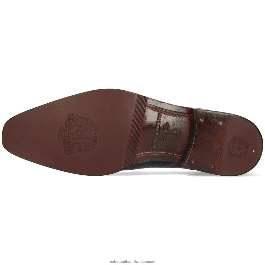 Mænd Melvin & Hamilton leonardo 32 lilla loafers A28X66261