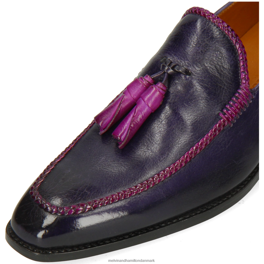 Mænd Melvin & Hamilton leonardo 32 lilla loafers A28X66261