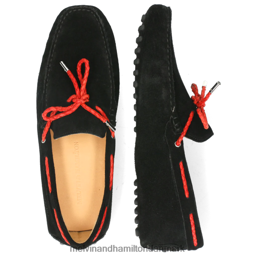 Mænd Melvin & Hamilton nelson 3 sort loafers A28X66321