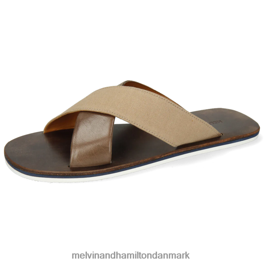 Mænd Melvin & Hamilton sam 5 beige muldyr A28X66720