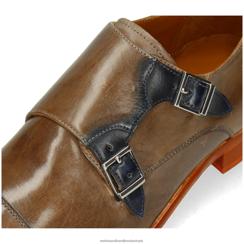 Mænd Melvin & Hamilton Lewis 52 lysebrun munkesko A28X66342