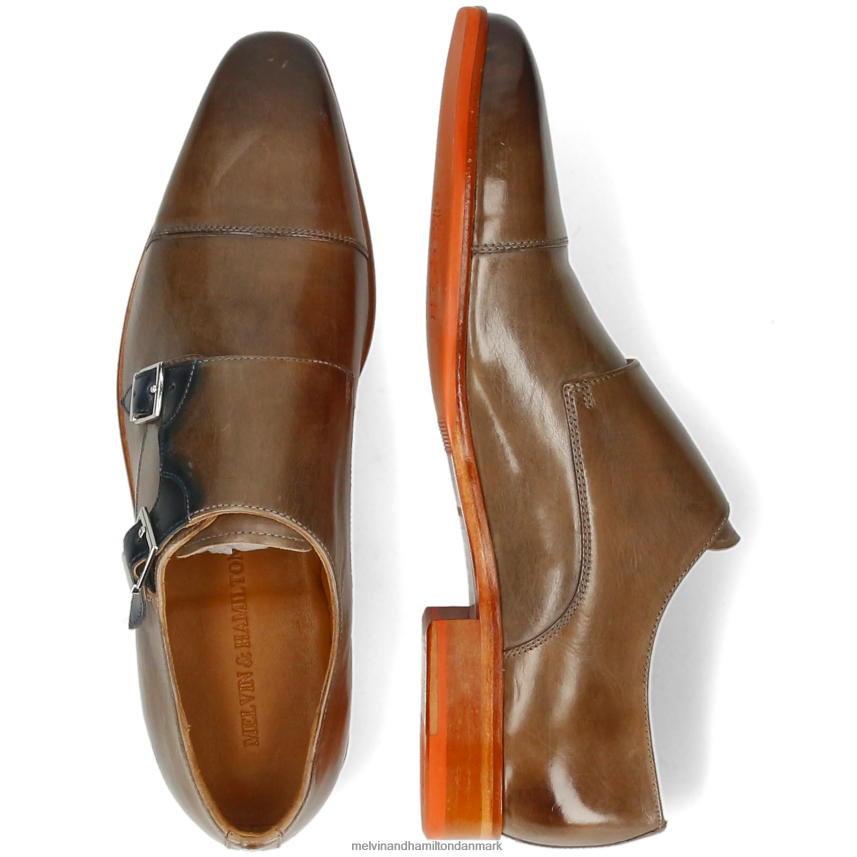 Mænd Melvin & Hamilton Lewis 52 lysebrun munkesko A28X66342