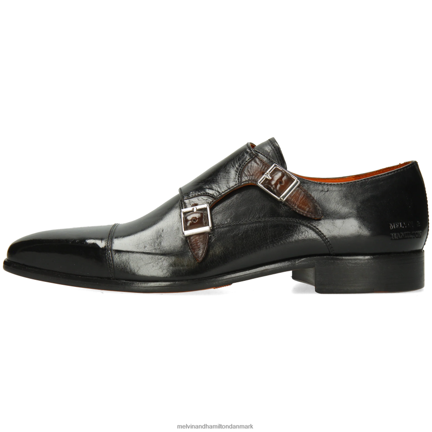 Mænd Melvin & Hamilton Lewis 52 sort munkesko A28X66341